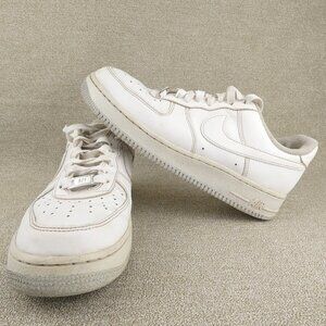 Nike Air Force 1 Sneakers Womens Size 9.5 White Casual Shoes DC9486-101